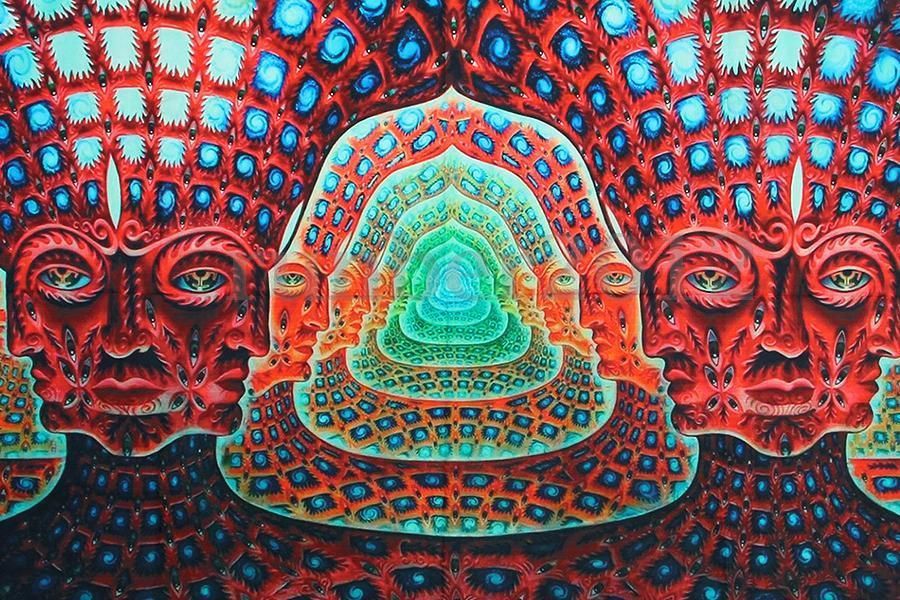 2019 03# Psychedelic Trippy Art Print Silk Poster Home Wall Decor From ...