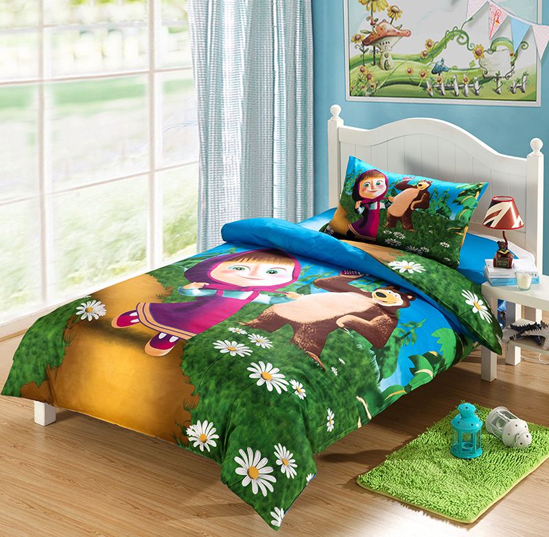 Martha Bear Strawberry Shortcake Kitty 100 Cotton Childrens Sheets Martha Bear Strawberry Shortcake Kitty 100 Cotton Childrens Sheets Duvet Cover Bedding Sets Kids Single Twin Girls Bed Set White Duvets