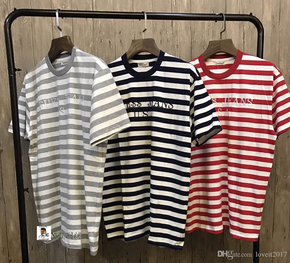 Guess Striped T Shirt Womens Rldm - stripped guess t shirt roblox