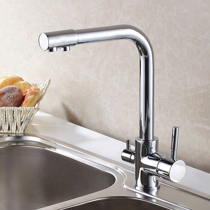 2019 Cheap Wholesale! Commercial Kitchen Taps With Pure Brass Chrome