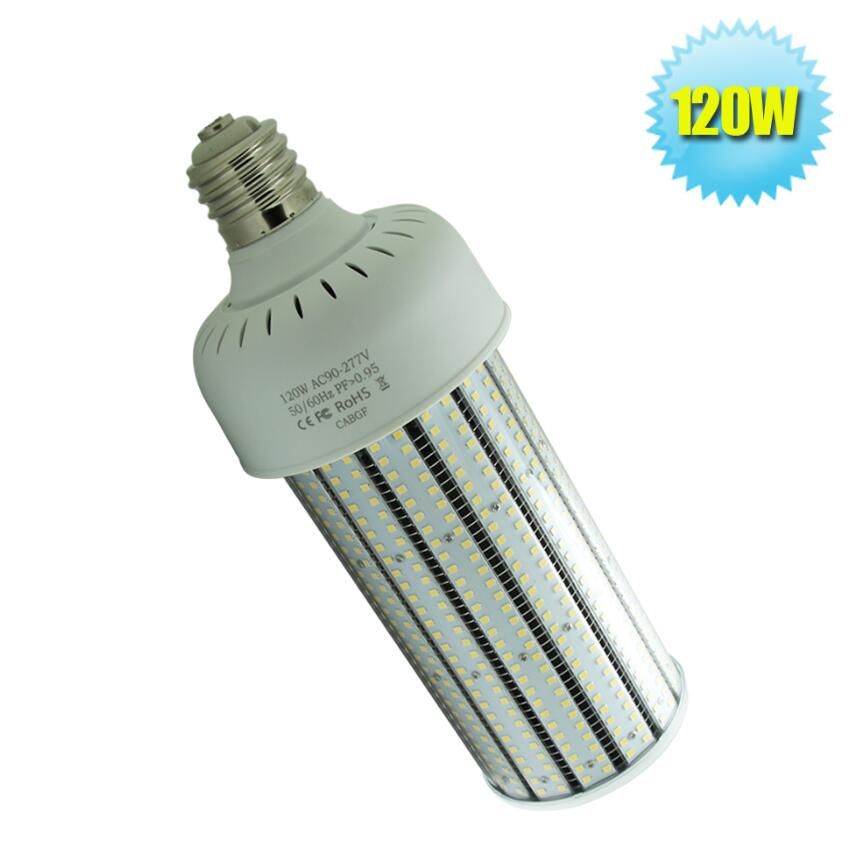 347v 480v 400watt High Pressure Sodium Lamps Replacement 120w Led Corn Bulb Retrofit Gym Lighting Highbay Fixture Light E40 E39 Mogul Base