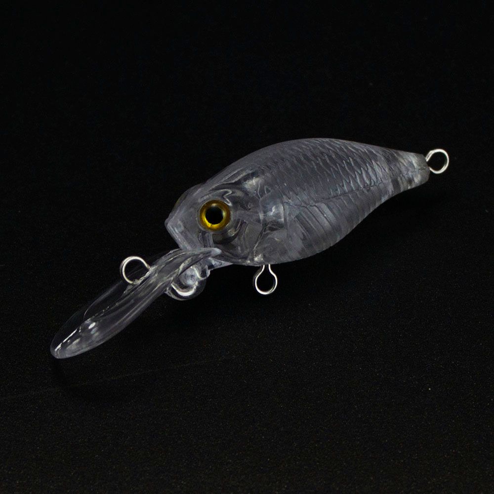 2018 Blank Lure Bodies,Bl076 38mm, Unpainted Fishing Bait, Crankbaits