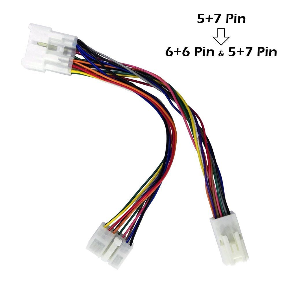 2018 Auxillary Adapter Navigation Retention Y Harness Cable Car Audio For 1998 2002 Toyota Harrier, Lexus RX300 With 5+7 Male Connector From Zoyoung, ...