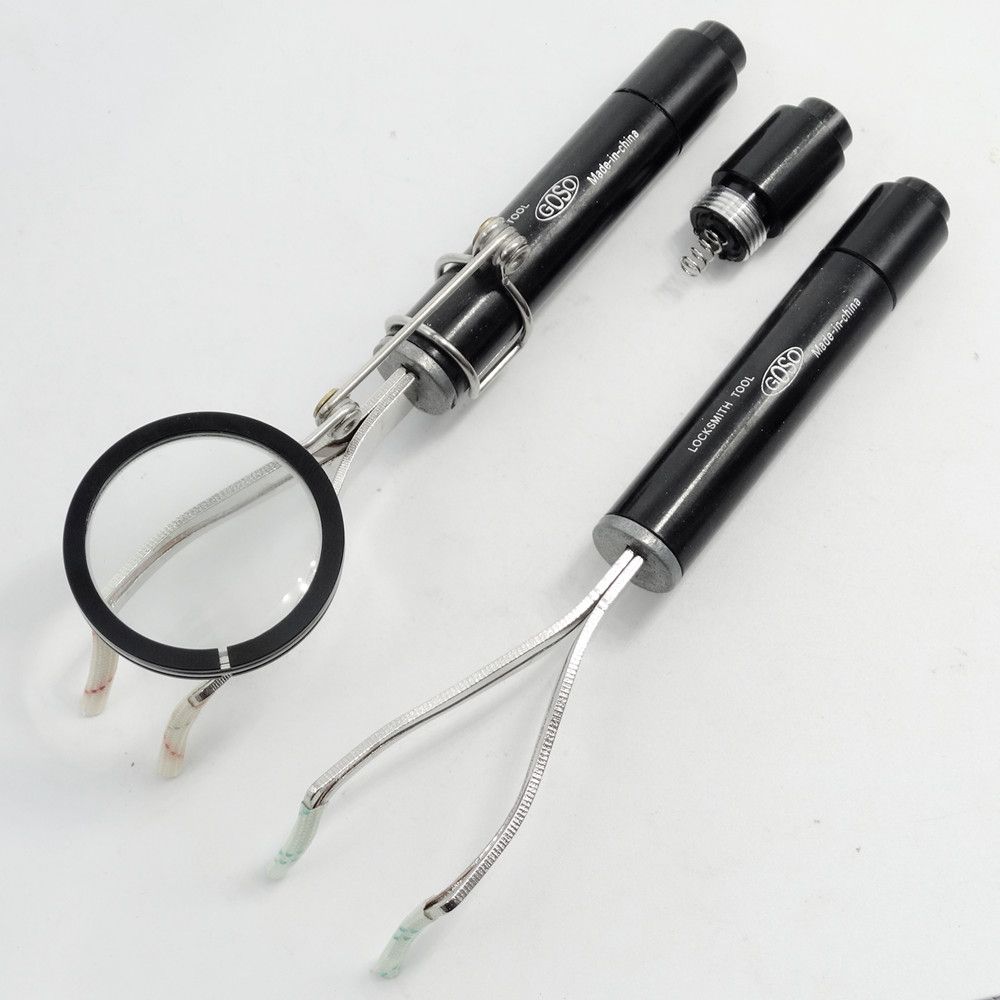 New Arrival GOSO Lighted Tension Wrench Lock Pick Locksmith Tool Door