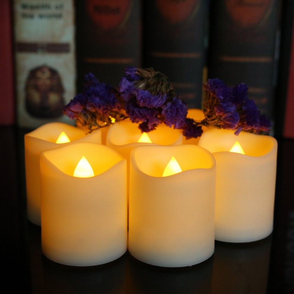 Remote control battery operated candles electric candles votive candles flameless led tea light festival wedding valentines day celebration canada 2019