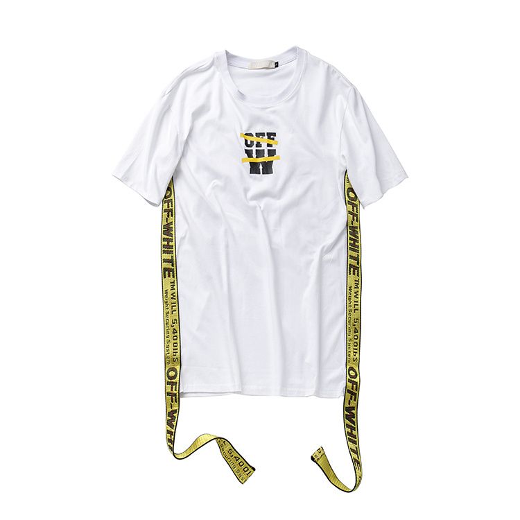 off white belt shirt