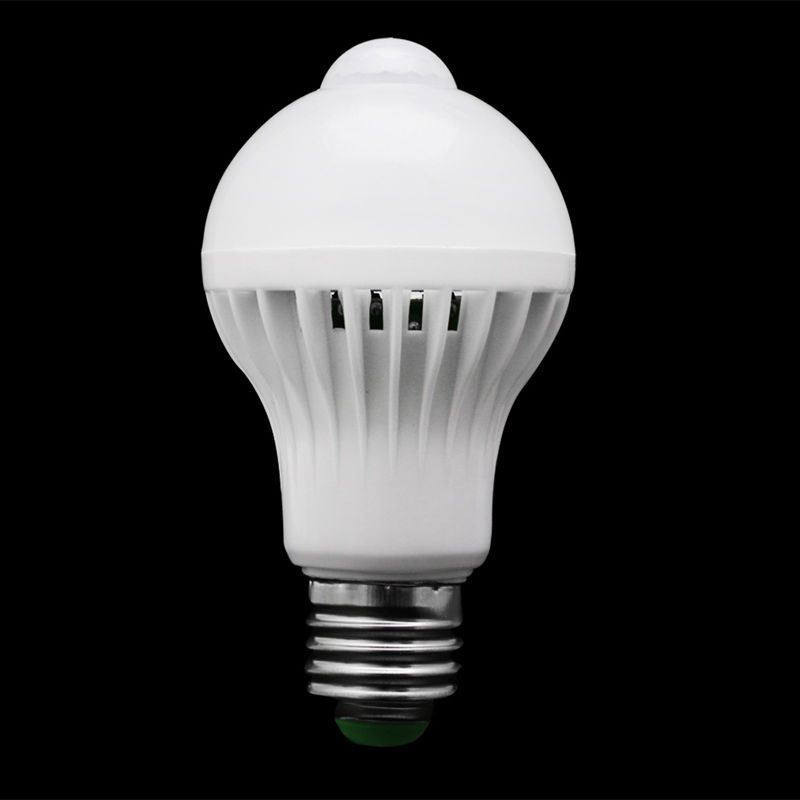 모션 센서 LED 전구 빛 E27 B22 AC85-265V PIR 적외선 유도 램프 5W 7W 9W