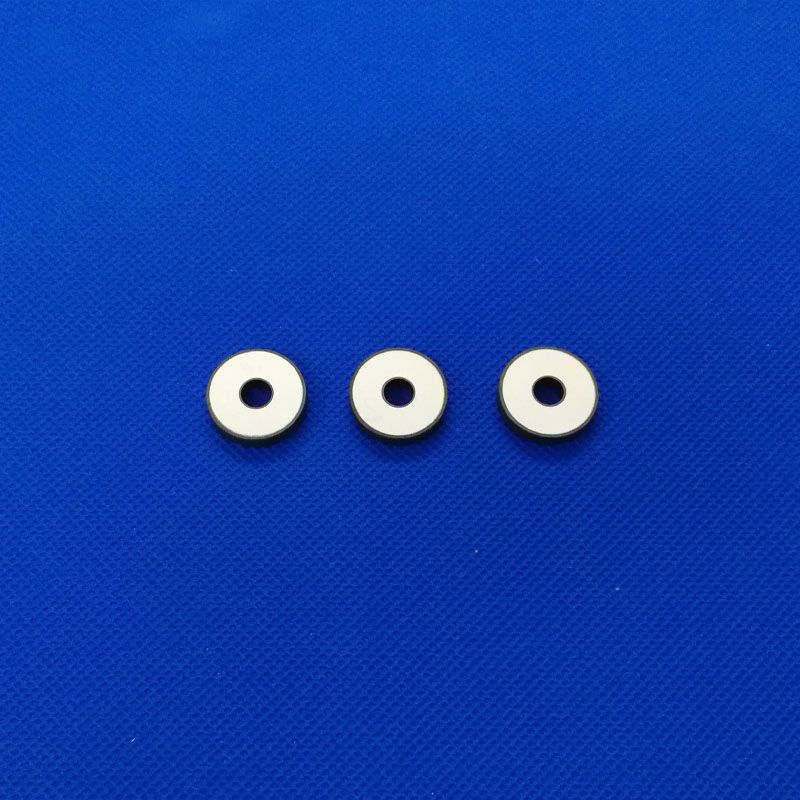 Piezo Crystal Chip PZT Ceramic Chips Piezoelectric Ring 20*6*5mm PZT4