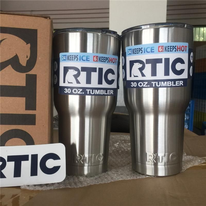 New Best Price RTIC Logo Cups Tumbler Rambler Cups Stainless Steel