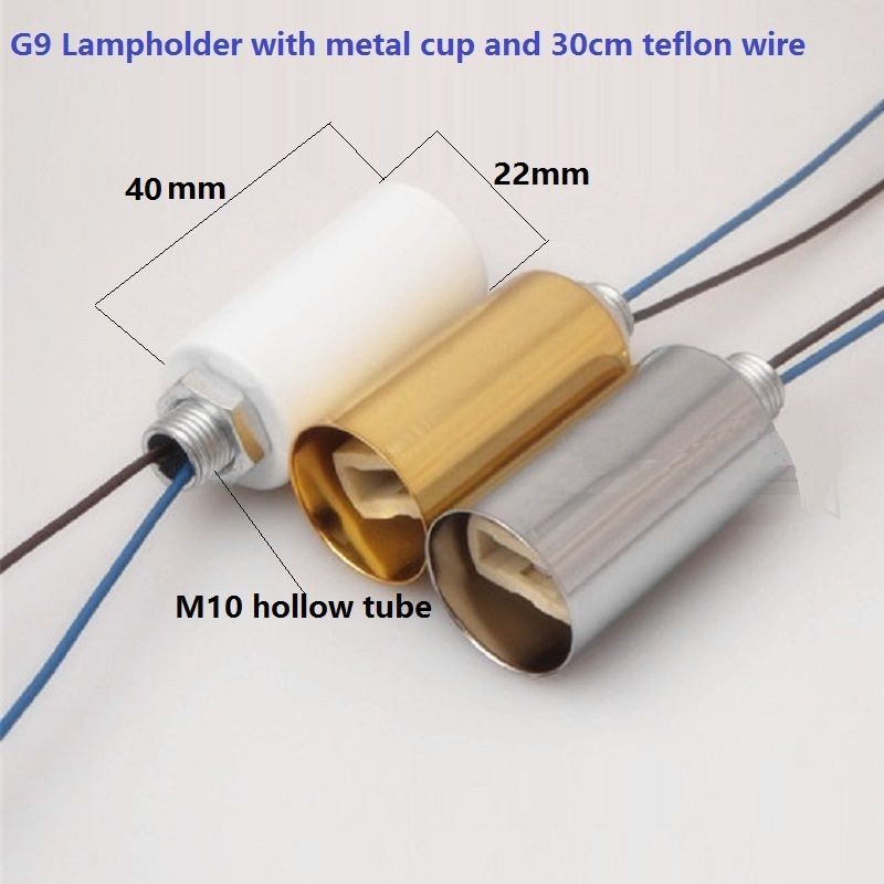 chrome lamp socket