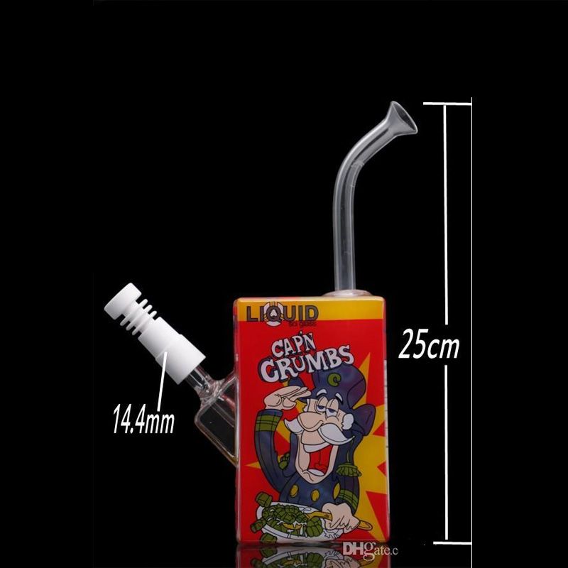 2019 Liquid Glass Water Bong Real Image Brand Quality Sci Juice Box