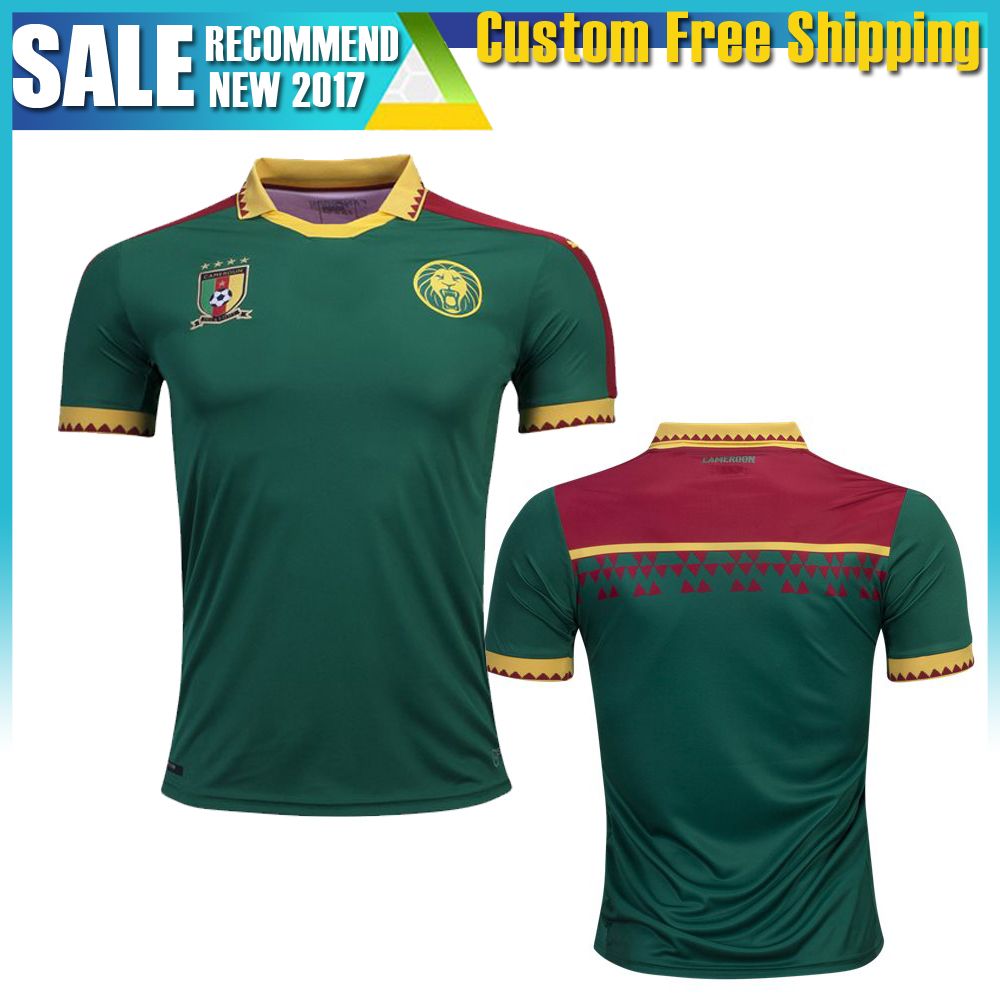 2017 18 CAMEROON CAMISETAS FUTBOL Thai Quality Soccer Jersey Thailand Football Jerseys Soccer ...