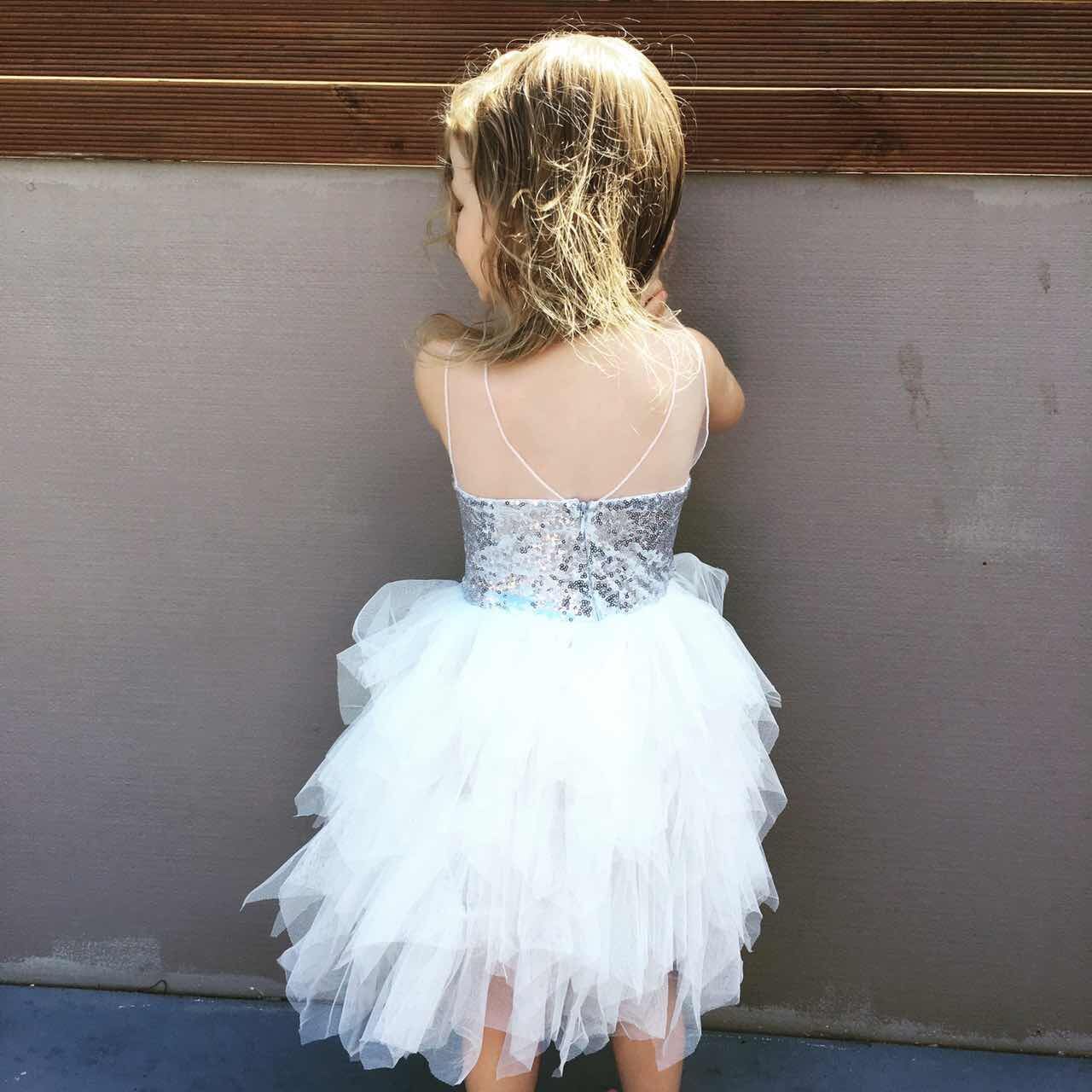 Acquista Ragazze Vestiti Boutique Estate Vestito Bambini Bambini Ragazze Abbigliamento Tutu Bianco Vestito Principessa Bel Compleanno Abito A 56 48 Dal Las Vegas Dhgate Com