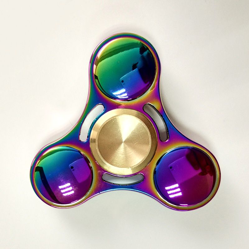 High Grade Rainbow Hand Spinner Ceramic Bearing Fingertip Gyro