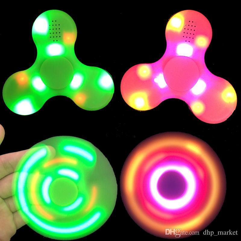 Newest Bluetooth Music Fid Spinner Toy Hand Spinner Toy Star