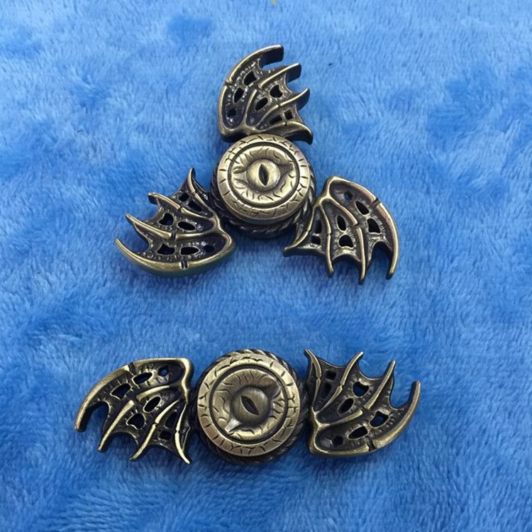 Dragon Hand Spinner Wing Bat Fid Spinners Alloy Fingertip Spiral
