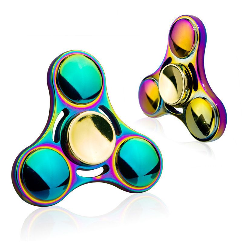 Ufo Rainbow Fid Spinner Edc Aluminum Finger Hand Spinners Metal