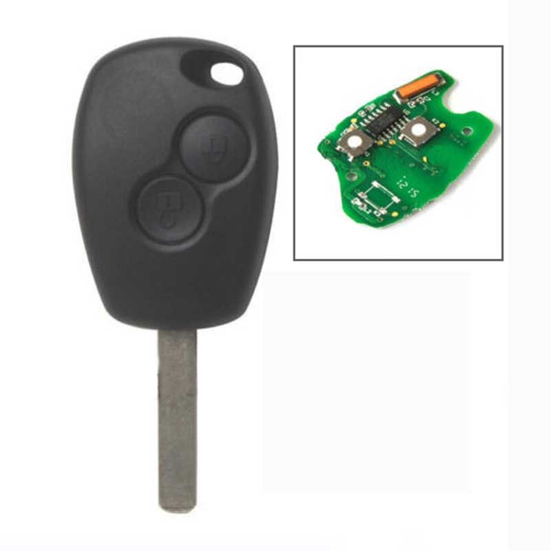 2 Button For Renault Keyless Entry Remote Control Key Fob 433MHz
