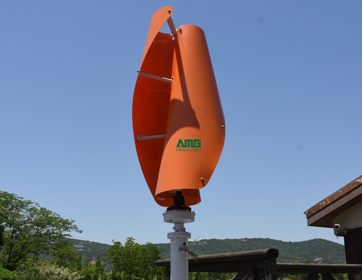 600W 12V/24V Vertical Axis Helix Residentail Home Wind Turbine Kit