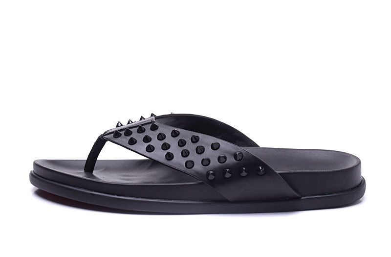 red bottom flip flops