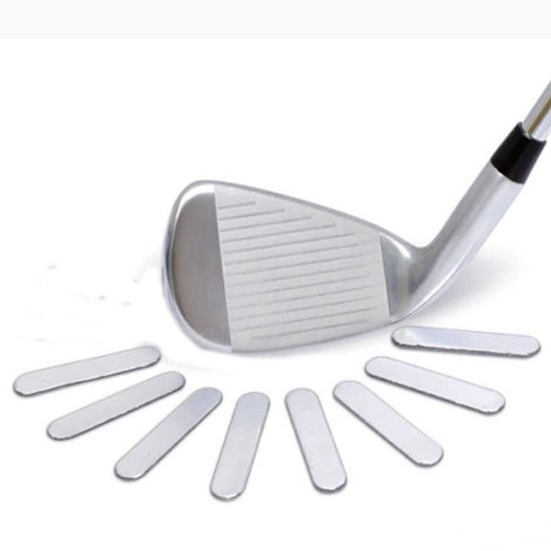 Wholesale 8pcs Golf Lead Tapes Add Swing Weight 5 1x1cm For Golf Club Accessaries Tennis Racket Iron Putter Golf Training Decal Sticker