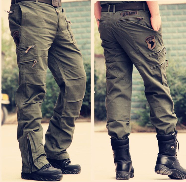 Discount Tactical Male 101 Airborne Jeans Casual Plus Size Cotton ...