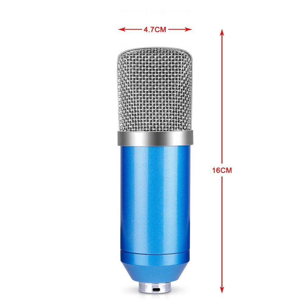 Electric Condenser Microphone Suit For DJ And Studio Recording NO NEED