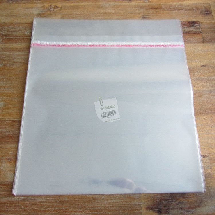 12 Vinyl Poly Bags Disc File Resealable Record Thick Outer Sleeves Plastic Album Cover Vinyl Bag