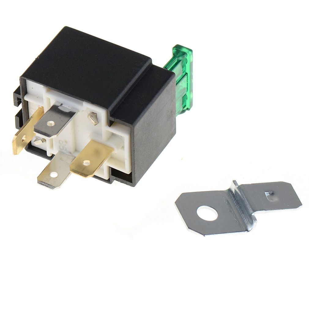 2019 30 Amp 4 Pin Car Fuse Relay Spotlamps Spot Fog Light ... 30 amp relay fuse box 