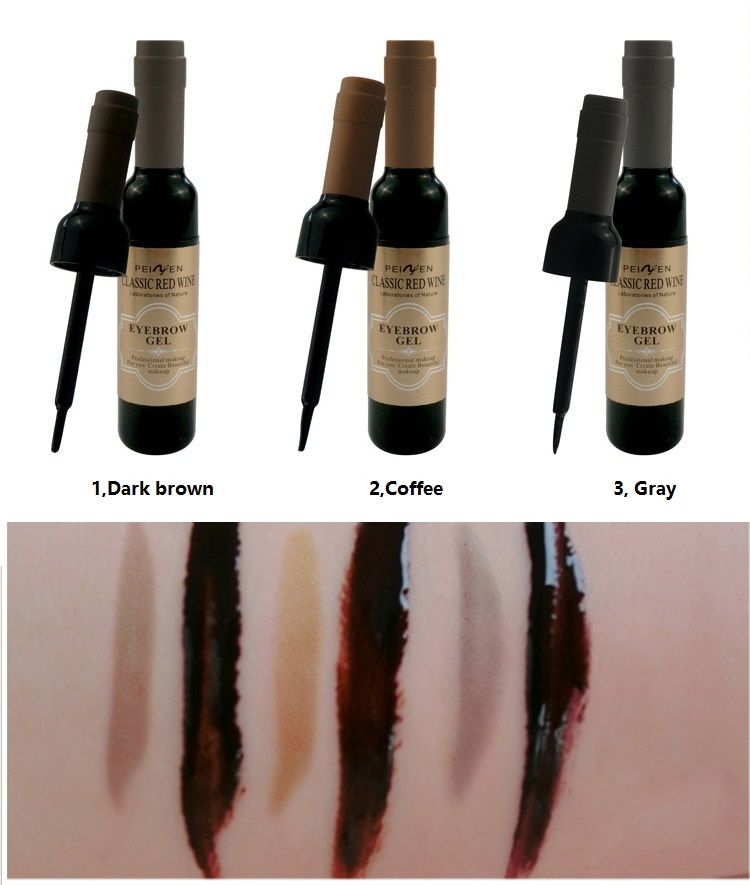 New Classic Red Wine Perfect Eyebrow Gel Peel Off Type Make Up Brown