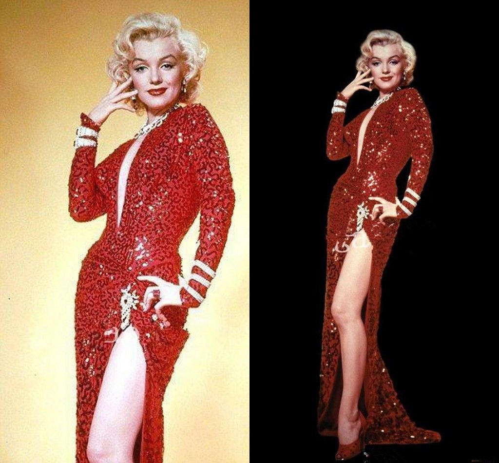 marilyn monroe style evening gowns