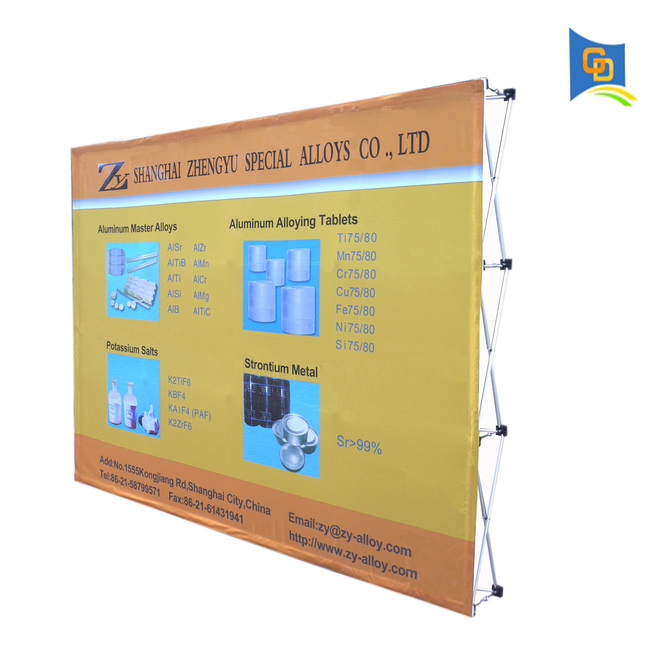 2019 10ft Trade Show Fabric Pop Up Display Banner Stand Tension Fabric