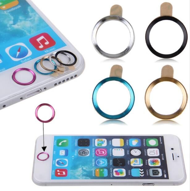 Lovely Iphone 6 Home Button Design Part - 13: 2018 New Aluminum Home Key Protector Ring Sticker Touch Id Button Metal Round For Iphone 7 6s Plus 5 5s 4 4s Fingerprint Identification Function From ...