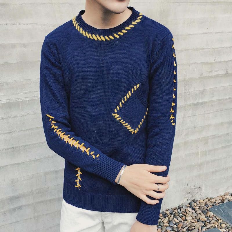 wholesale knitted christmas sweater men 2016 casual pullover slim fit knitwear mens o neck - Christmas Sweaters Men wholesale knitted christmas sweater men 2016 casual pullover slim fit knitwear mens o neck - Christmas Sweaters Men