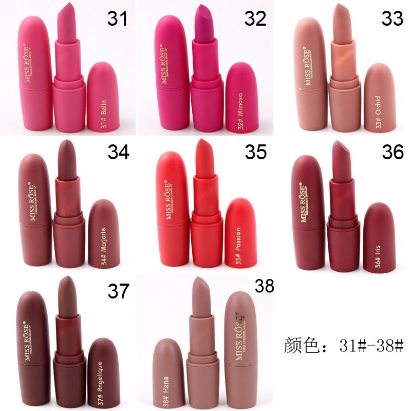Miss Rose Matte Lipstick Bullet Lipstick Cosmetics Original Single Red Tube Dark Red Lipstick Lipstick Holder From Lsy Dhgate Com Miss Rose Matte Lipstick Bullet Lipstick Cosmetics Original Single Red Tube Dark Red Lipstick Lipstick Holder From Lsy Dhgate Com