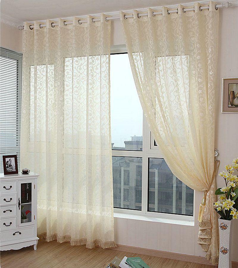 kupit optom novoe pribytie lyuks tyul bez fringe sheer shtory organza voile dlya gostinoj okna obrezki belyj rozovyj bezhevyj fioletovyj