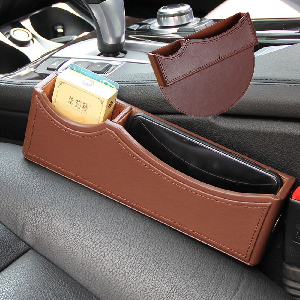 PU Leather Car Console Side Pocket,Car Organizer, Car Seat Catcher ... PU Leather Car Console Side Pocket,Car Organizer, Car Seat Catcher ...
