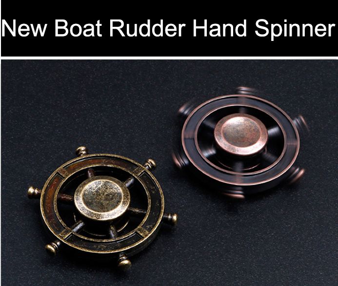 2017 New Boat Rudder Hand Spinner Edc De pression Toy Helmsman
