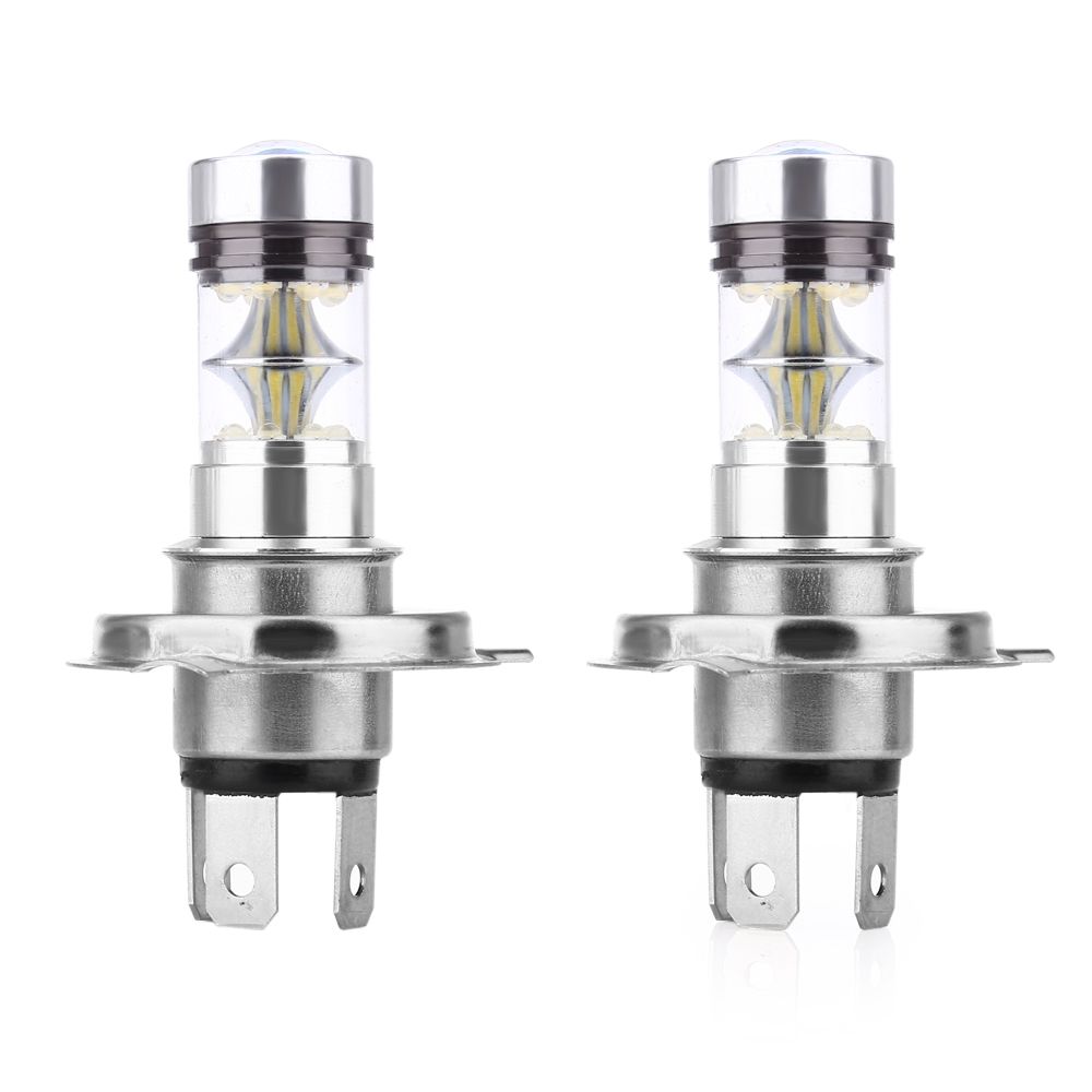 Pair Of Universal Car H4 50W 6000K LED Fog Light Lamp Daytime Running