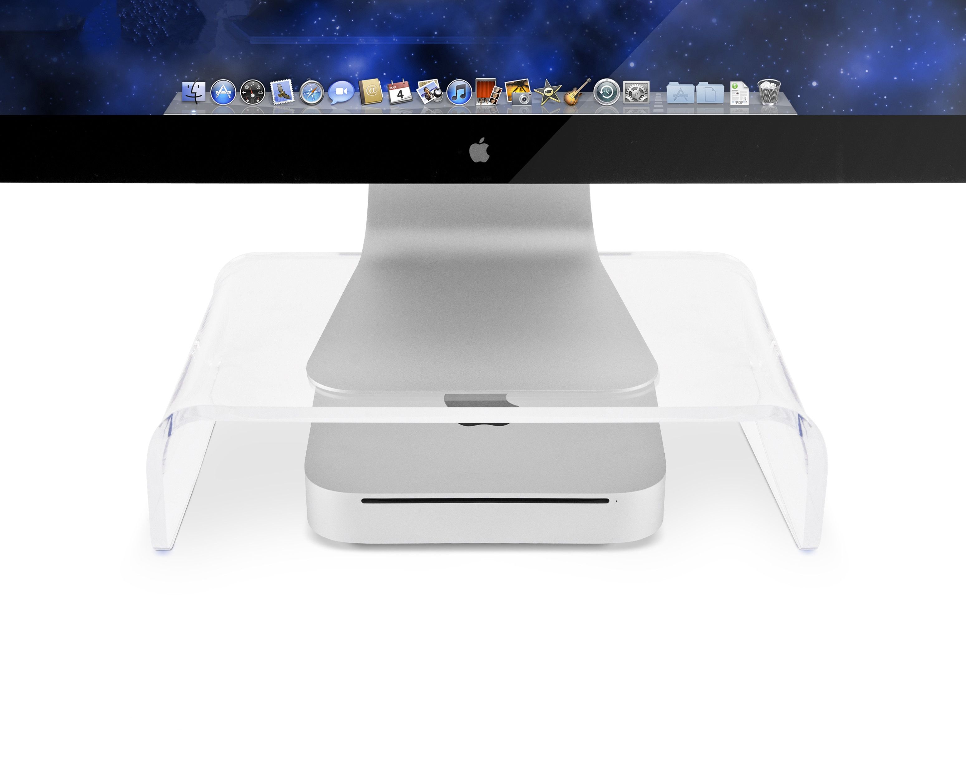 High Quality Acrylic Monitor Stand Riser High Quality Acrylic Monitor Stand Riser Clear300mm L 200mm W 100mm H 6mm Thick