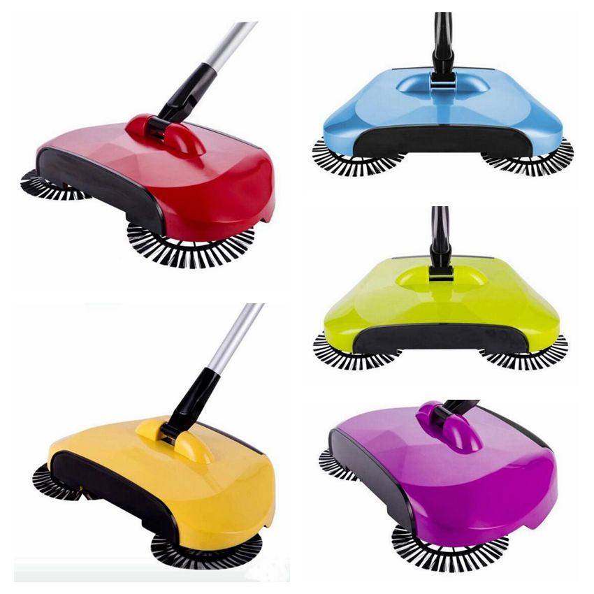 2019 Smart Broom Floor Cleaner Sweeper Super Cordless Swivel Brush