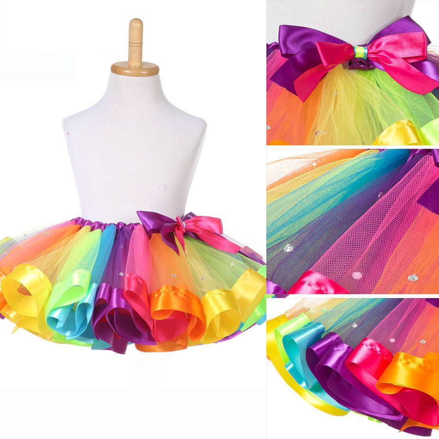 baby rainbow tutu