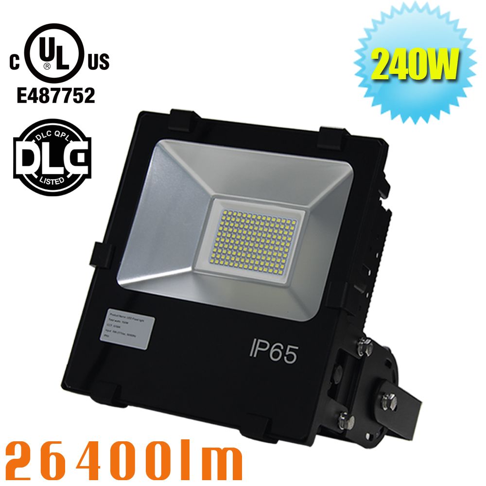 240w Led Floodlight Outdoor Security Lights Daylight White 5700k Golf Course Sport Tennis Court Lamp Ip65 Parking Lot