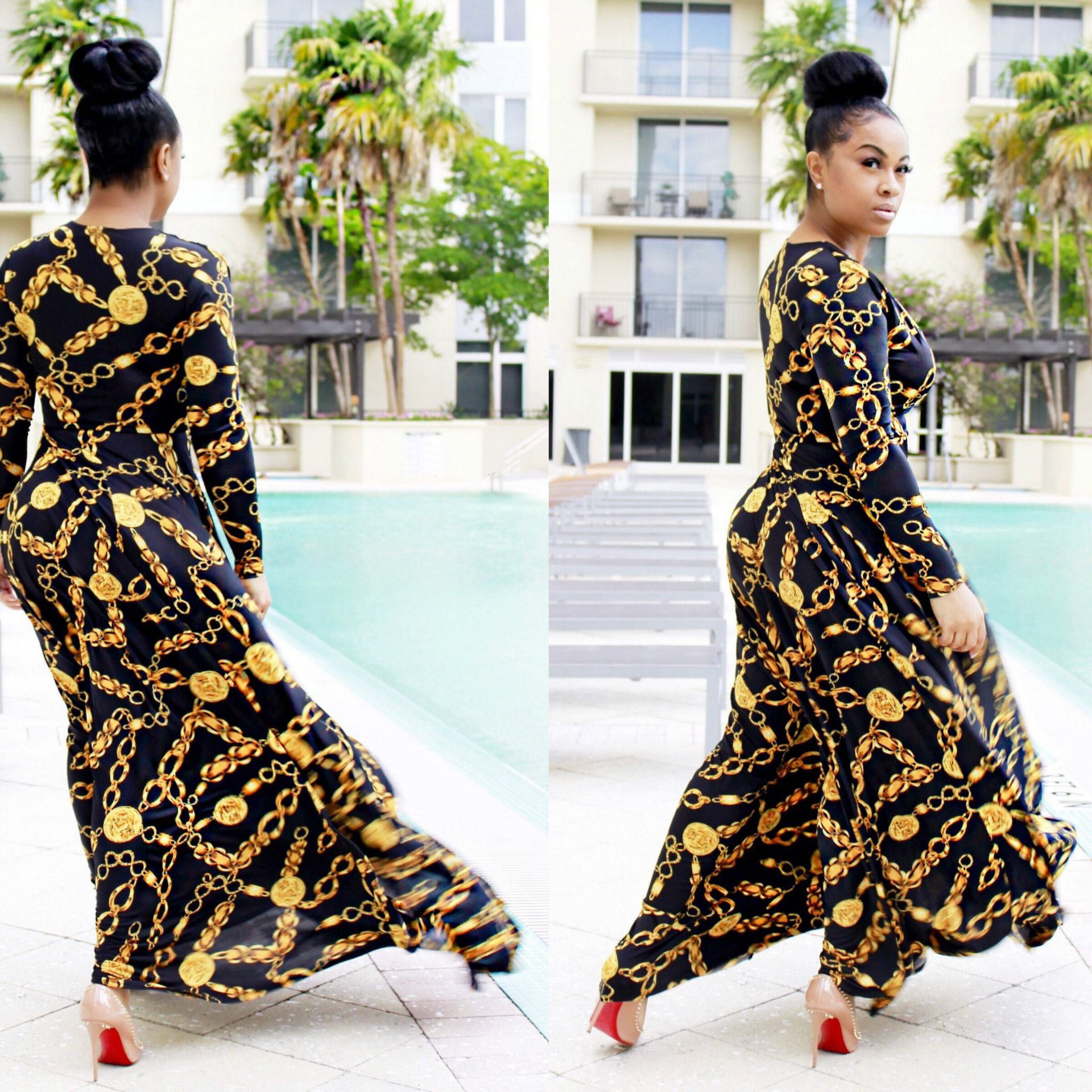 Elegant african print dresses