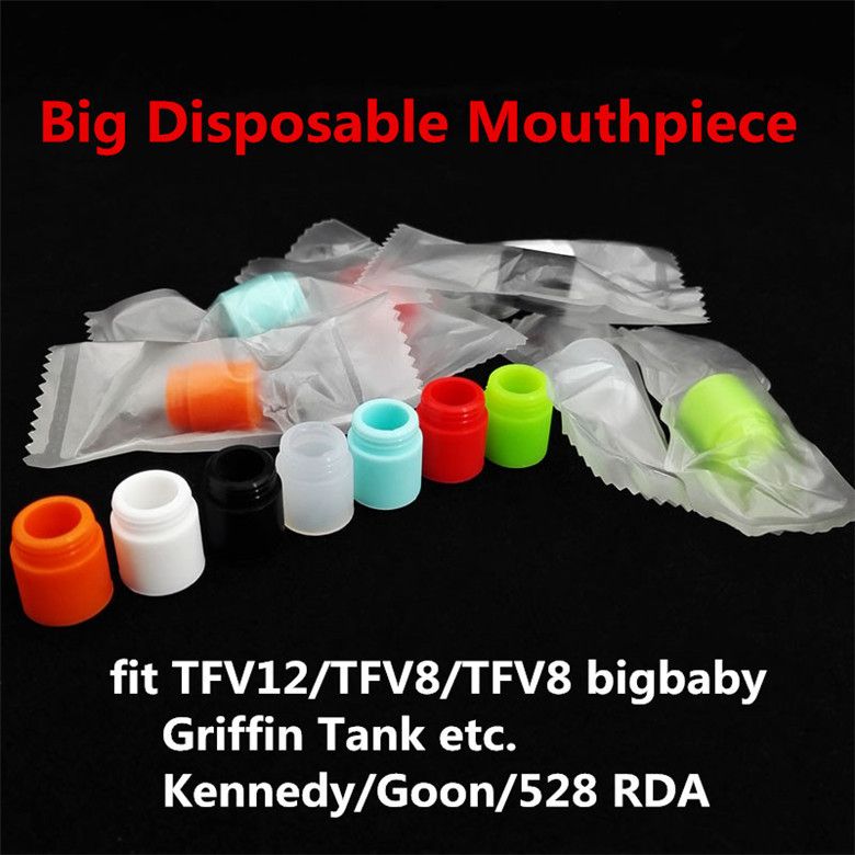 Colorful Big Disposable Drip Tips Individual Package TFV8 TFV12 TFV8