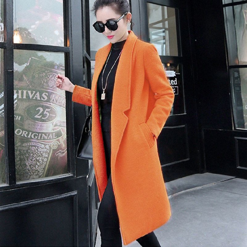 orange coat ladies