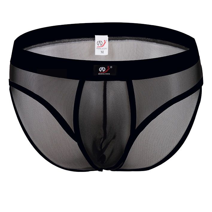Acheter EN VENTE Hommes Slips Sous Vêtements Nylon Dentelle Gaze Sexy