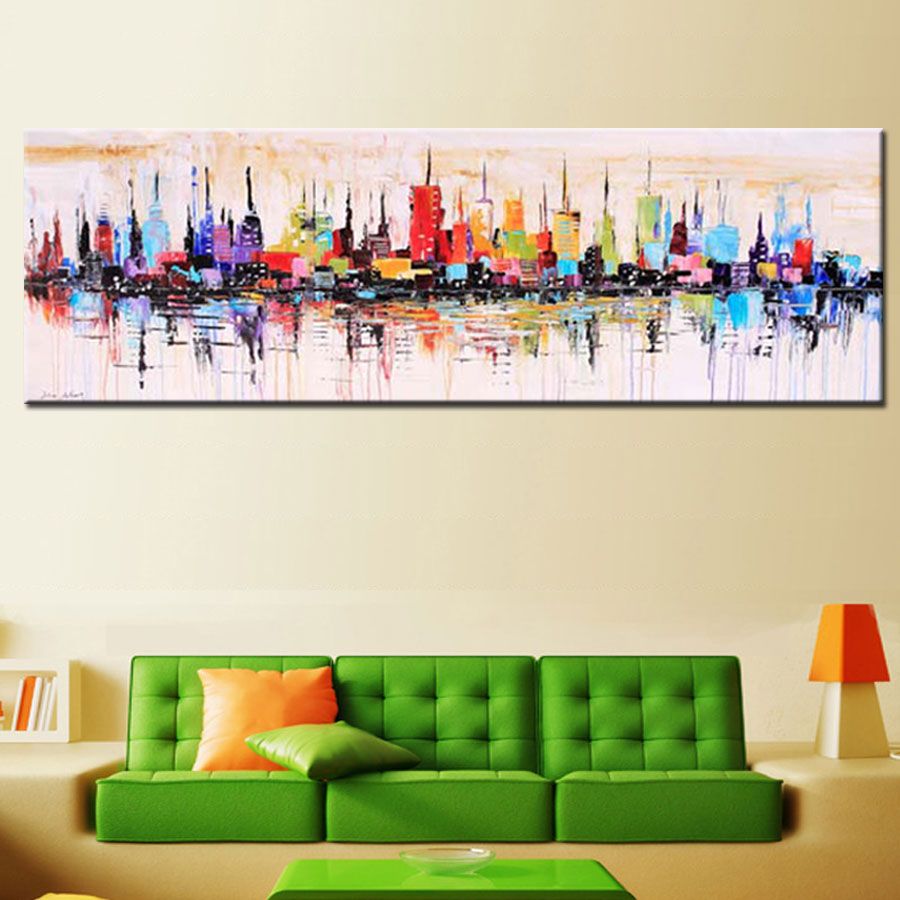 Compre Imagen Grande De La Lona Pintura Al Óleo Pintada De La Moda