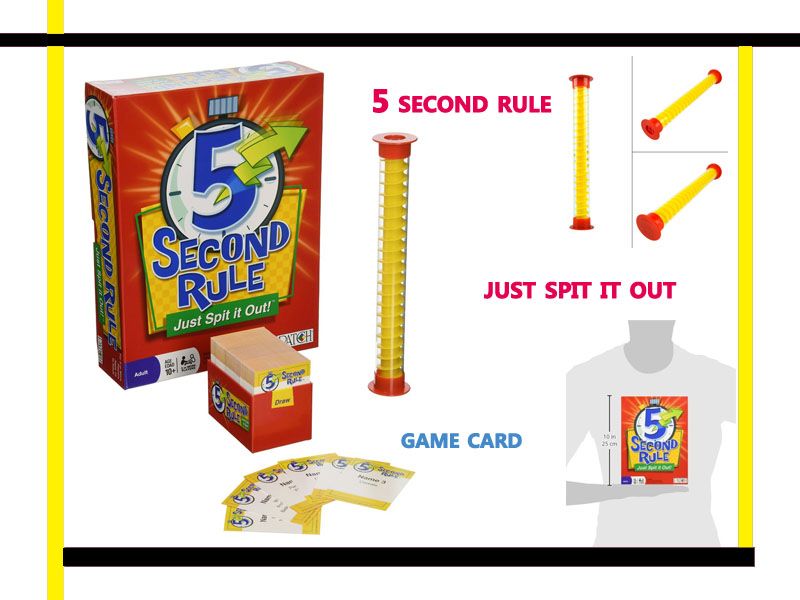 5 Second Rule Board Game Rules Danger Zone