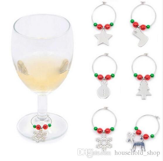 christmas wine charms for wine glasses drinking cups ring for party wedding new year table decoration alloy wine glass charms christmas decorations - Christmas Drinking Glasses christmas wine charms for wine glasses drinking cups ring for party wedding new year table decoration alloy wine glass charms christmas decorations - Christmas Drinking Glasses